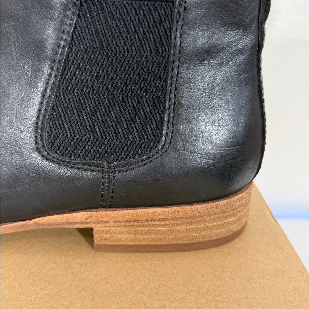 Kork-Ease Kama black leather Chelsea ankle boots. Comfortable Small heel - Picture 9 of 14